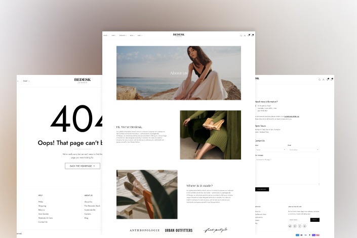 Inner pages