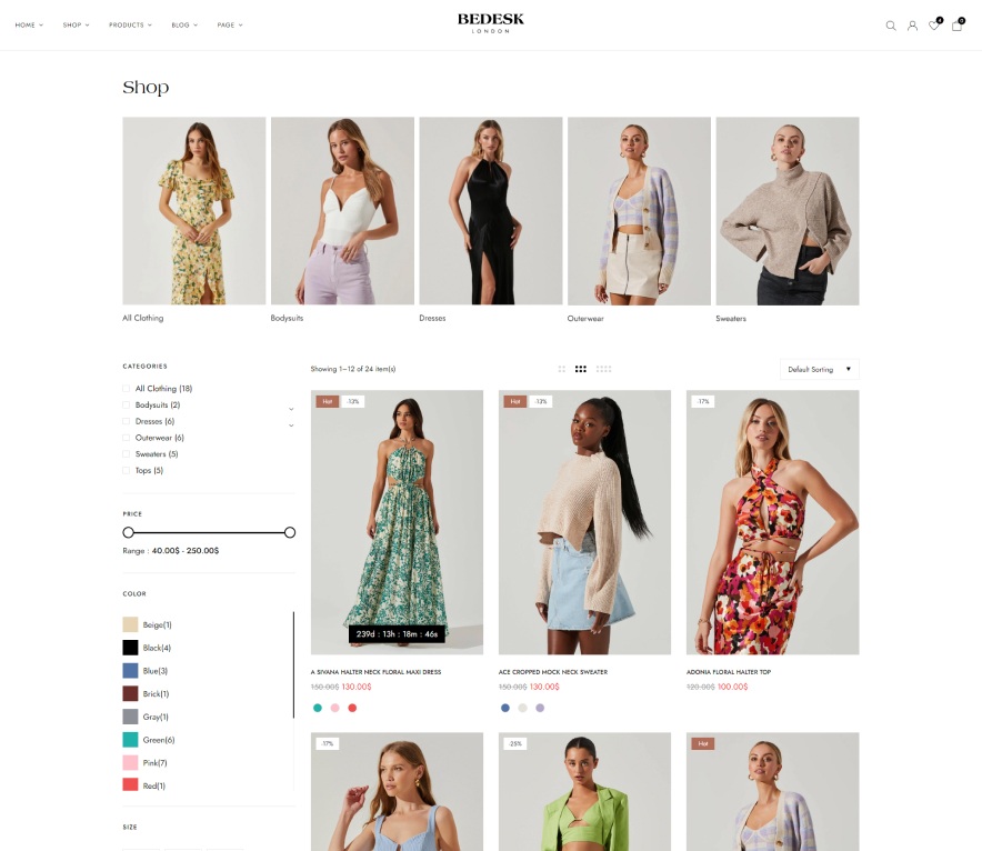 Shop Image Categories