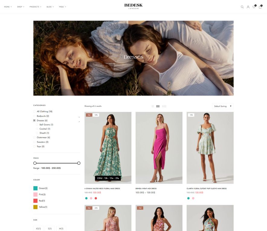 Shop Sub Categories
