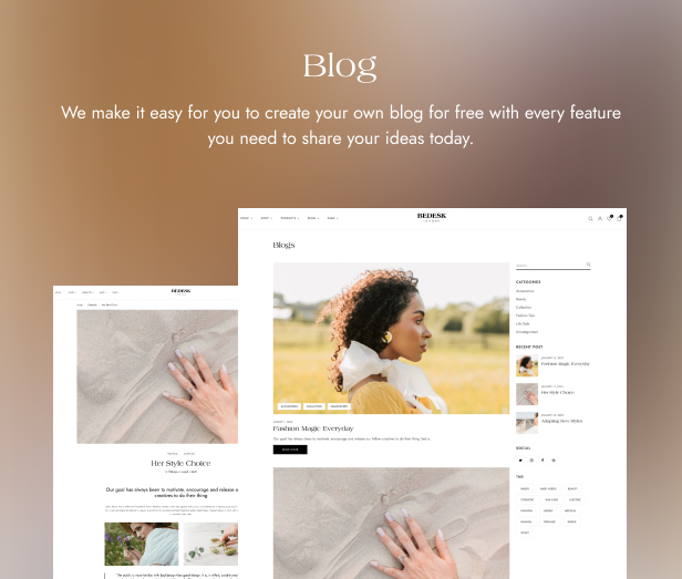 Bedesk β Fashion Store WooCommerce WordPress Theme - 12