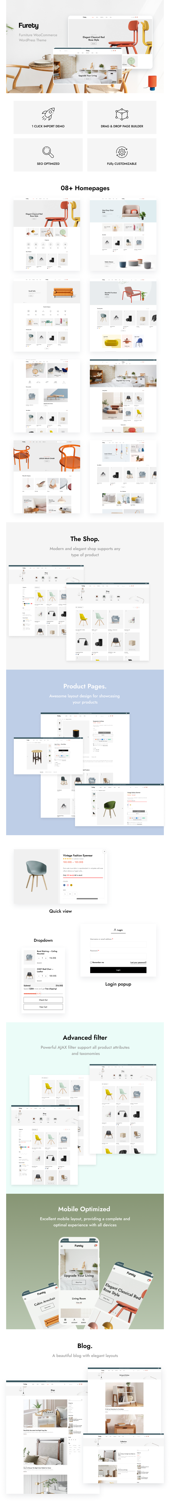Furety β Furniture WooCommerce WordPress Theme - 1