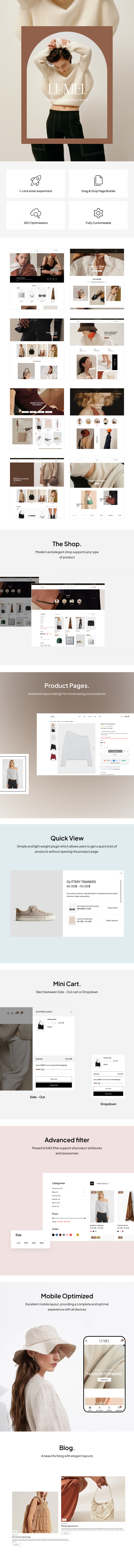 Lumei β Fashion Store WordPress Theme - 1