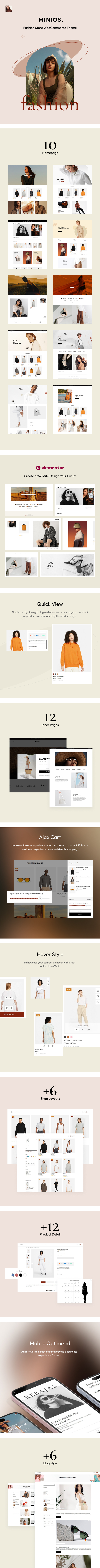 Minios β Fashion Store WooCommerce WordPress Theme - 1