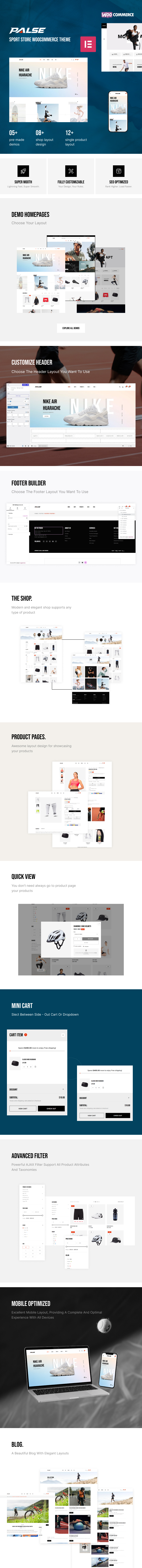 Palse – Sport Store WooCommerce WordPress Theme