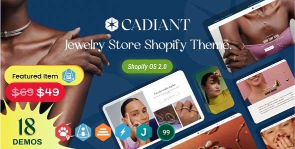Best Jewelry Shopify Themes Cadiant