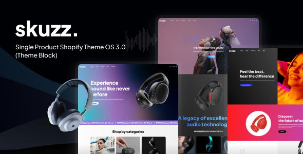 Electronics Shopify Themes Skuzz preview