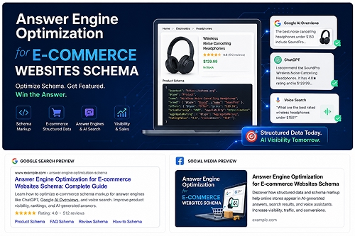 Answer Engine Optimization for E-commerce Websites Schema