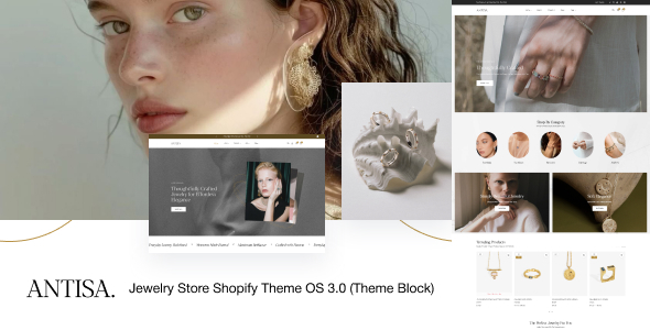 Antisa – Jewelry Shopify Theme OS 3.0 (Theme Block)