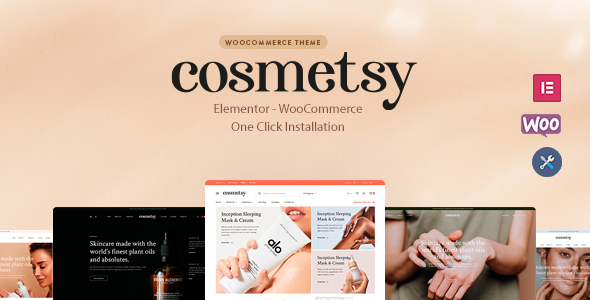 Beauty WooCommerce Themes Cosmetsy preview