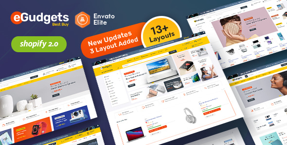 Electronics Shopify Themes eGudgets preview