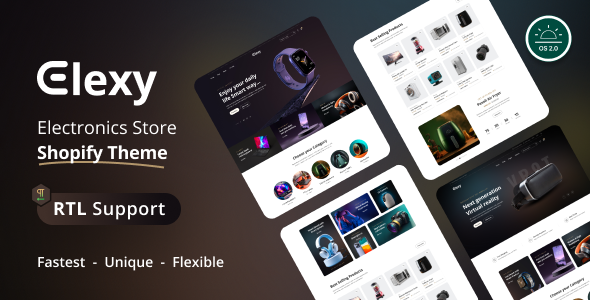 Electronics Shopify Themes Elexy preview