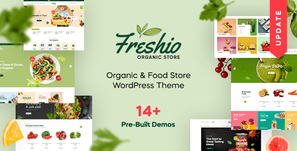 Organic Food WooCommerce Themes Freshio preview