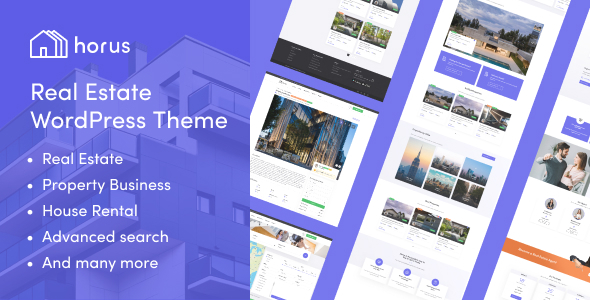 Horus – Real Estate & Property Listing WordPress Theme