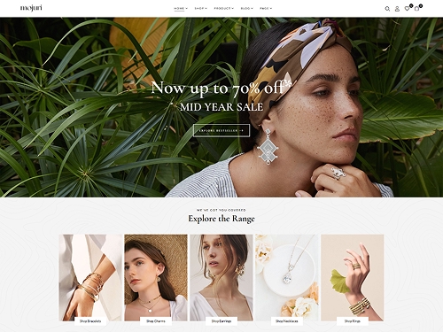 Best WooCommerce Themes 2026 – Mojuri premium WooCommerce theme preview