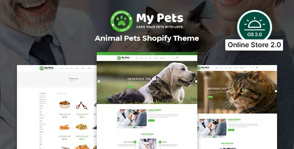 Pet Shopify Themes My Pets preview