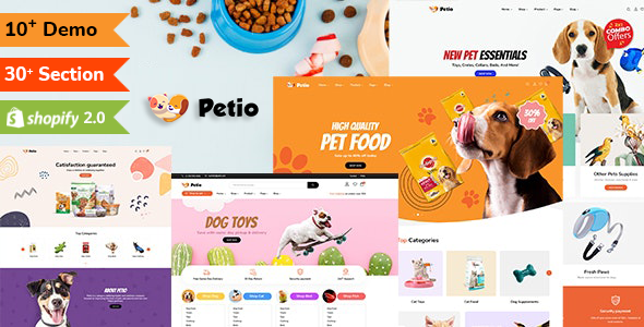 Pet Shopify Themes Petio preview