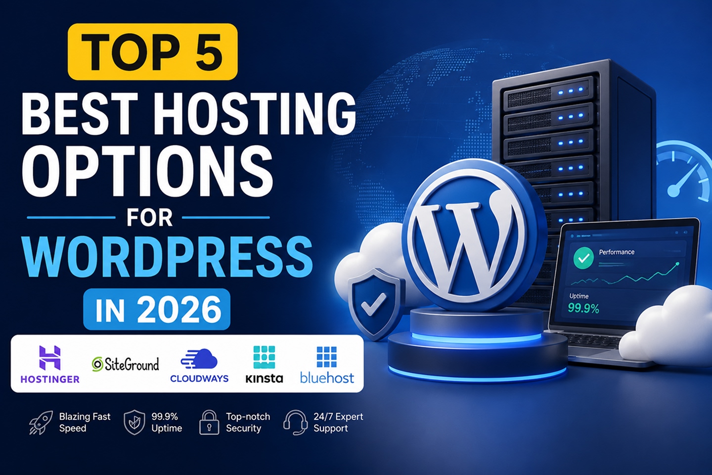 Top 5 Best Hosting for WordPress
