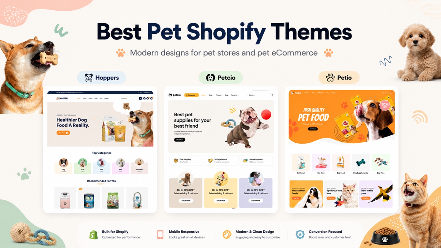 5 Best Pet Shopify Themes