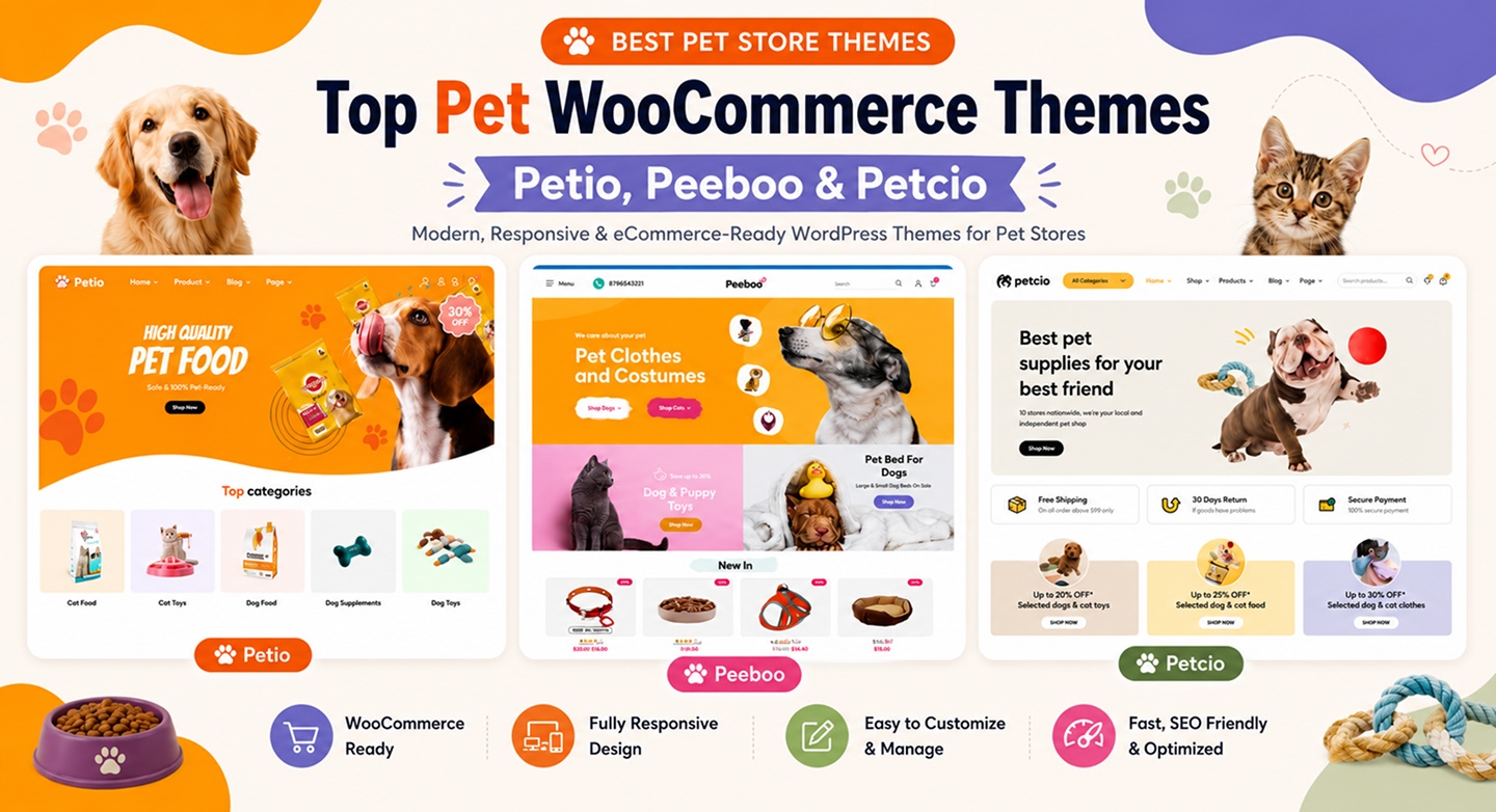 5 Best Pet WooCommerce Themes