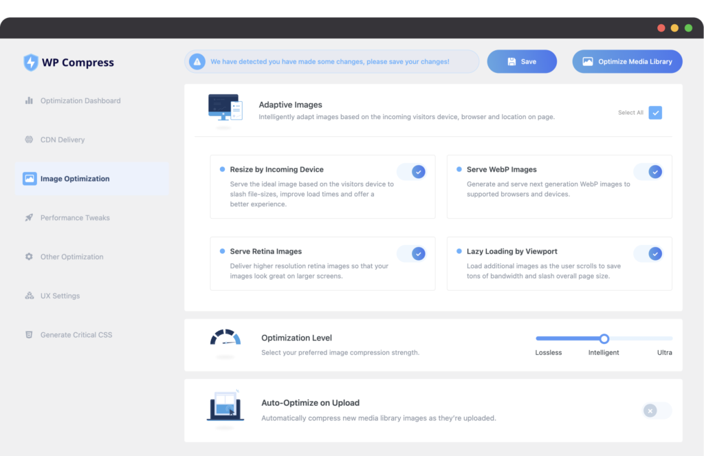 WPCompress WordPress Caching Plugins preview