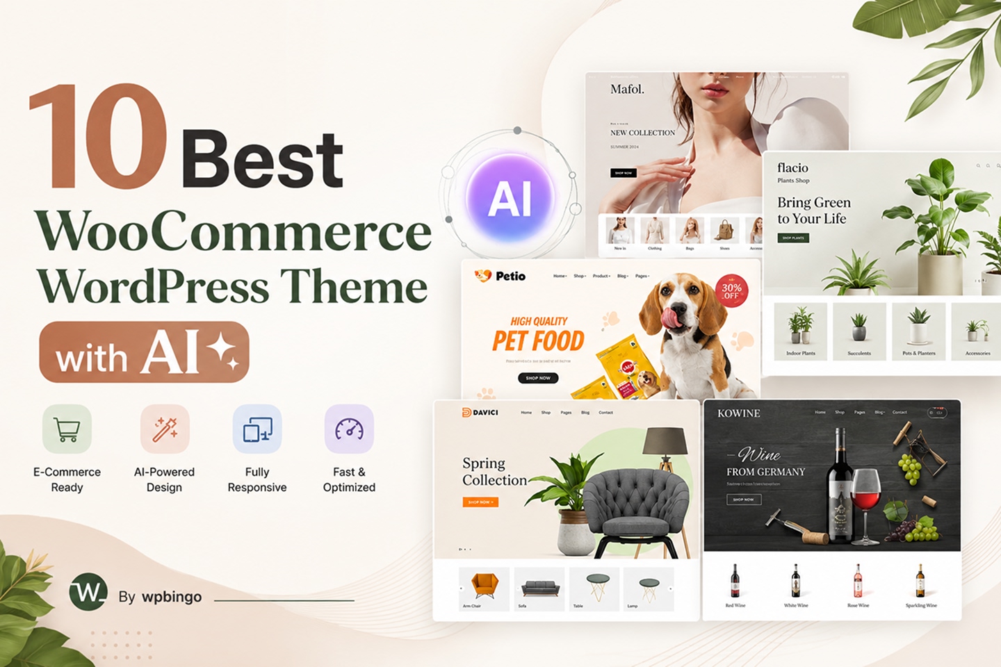 10 Best WooCommerce WordPress Theme with AI